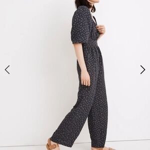 Madewell linen blend jumpsuit